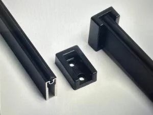 Black Aluminum Hanging Rods
