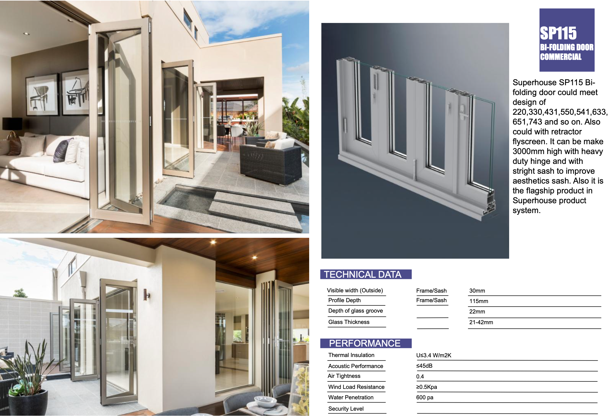 Bifold Impact Windows and Doors supplier