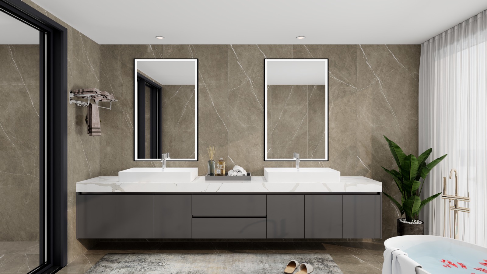 Floating Bathroom Cabinets