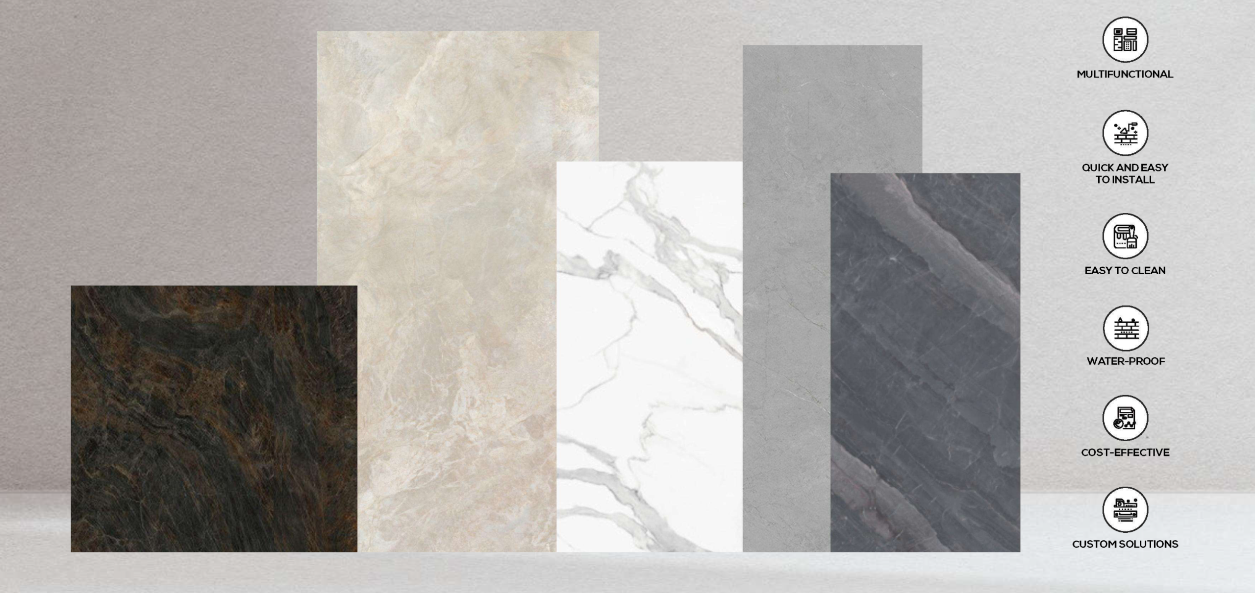 Wall Panels Fiber Cement Marble designs