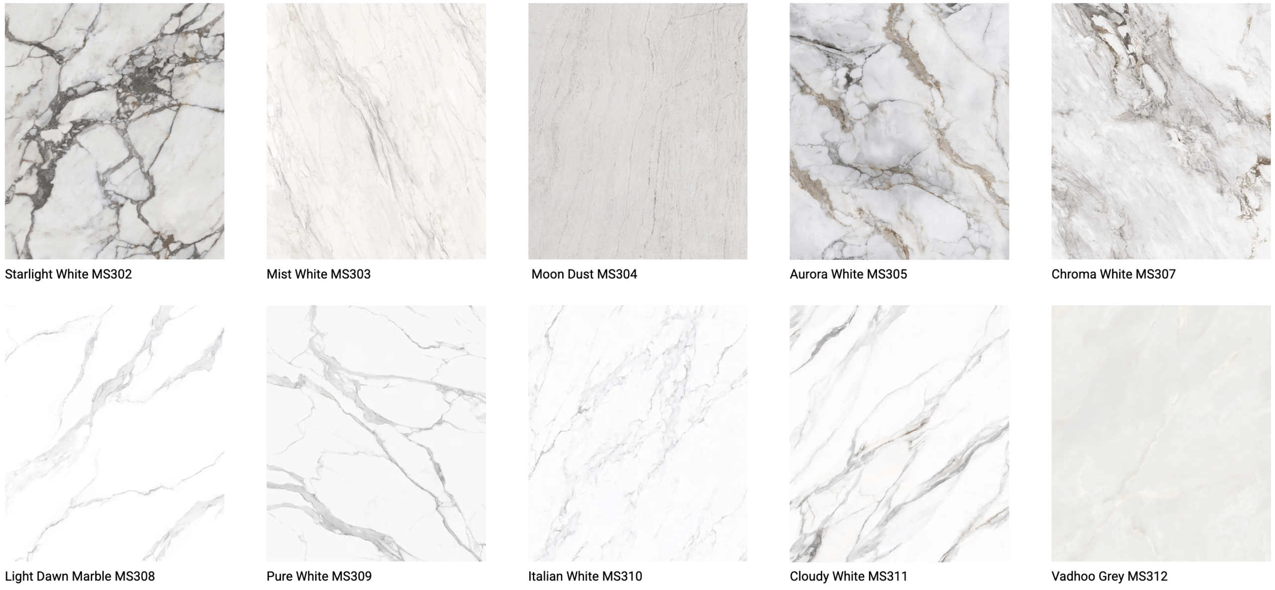 Grey White Marble Decorative Wall Panels