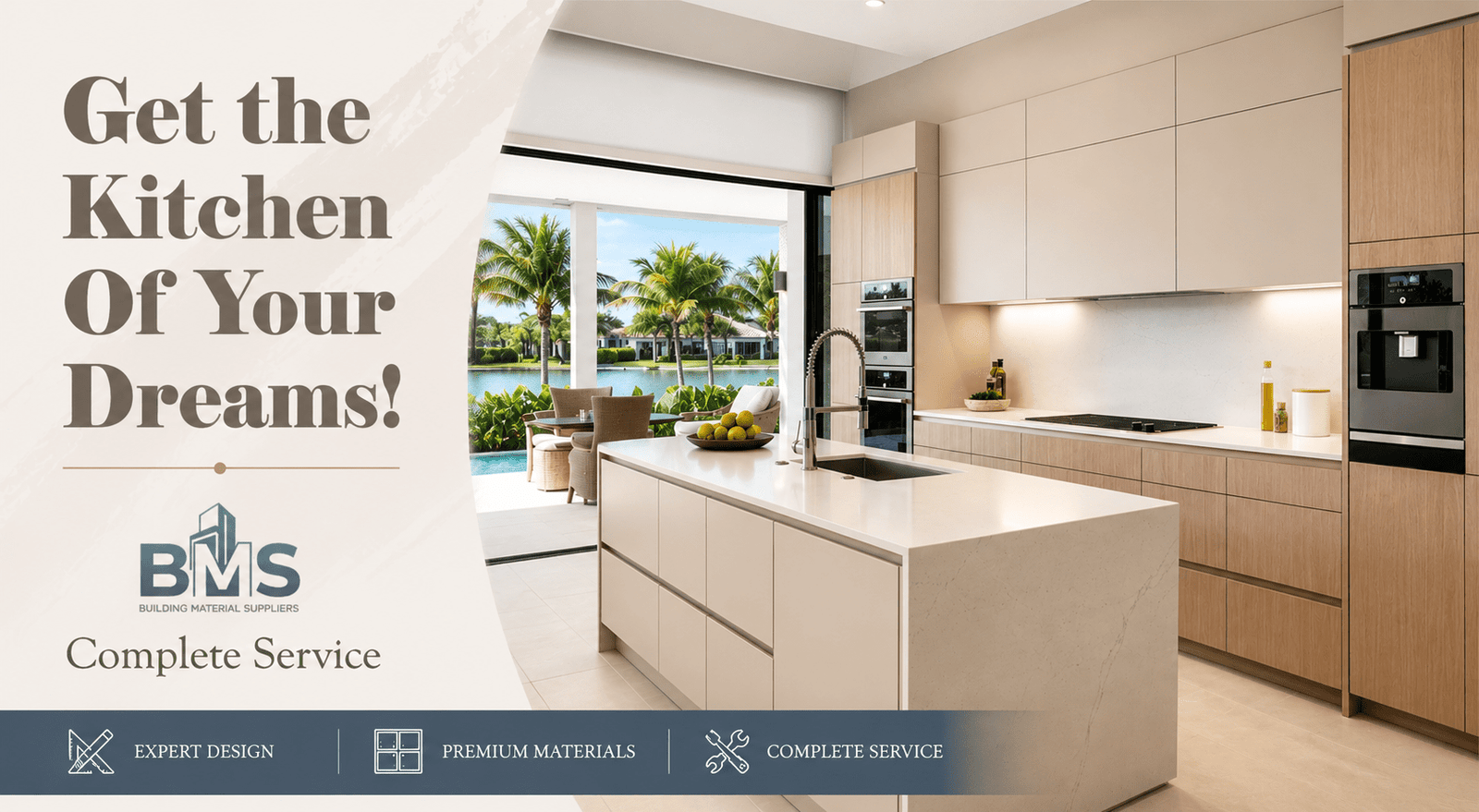 Luxury Kitchen Cabinets and Countertops by expert cabinet maker BMS