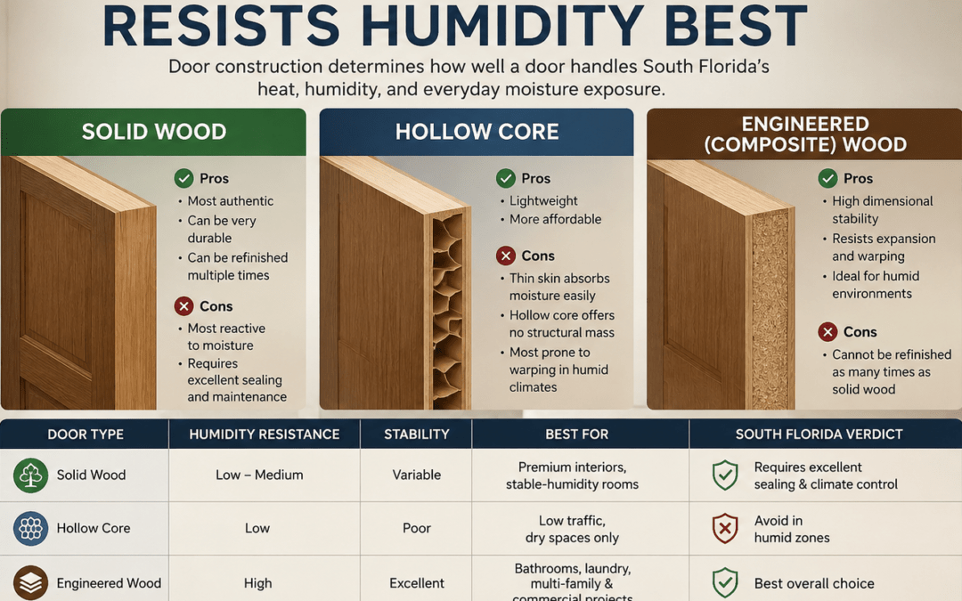 Why South Florida Wood Doors Warp And How to Stop It