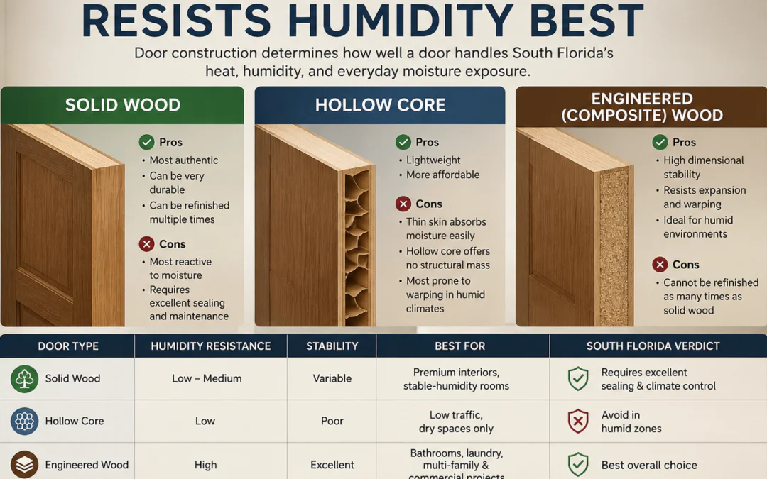 Why South Florida Wood Doors Warp And How to Stop It