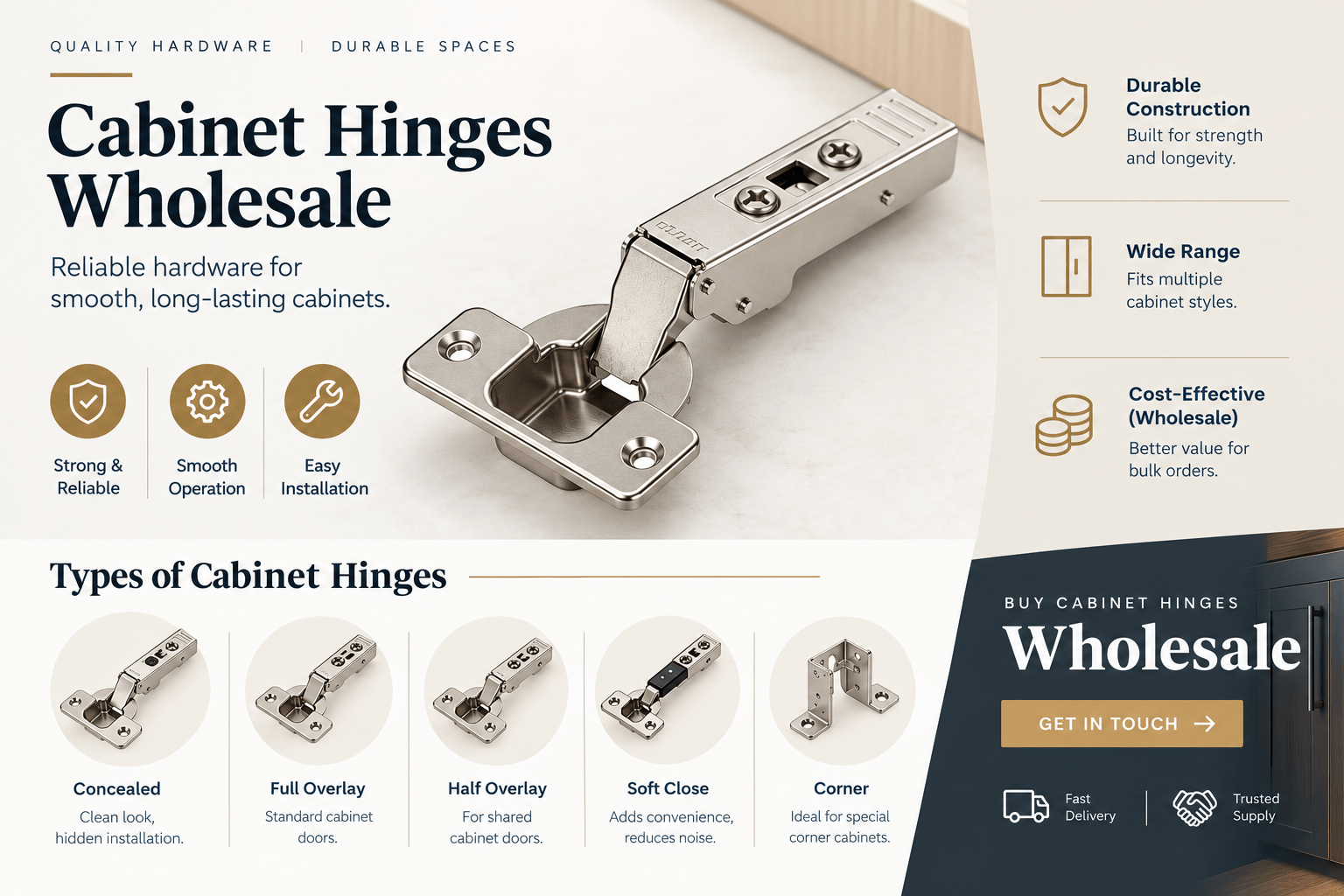 Cabinet hinges wholesale